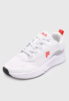 Tenis Training Blanco-Rojo-Gris Fila Marilon