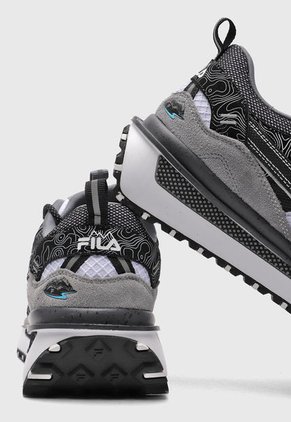 Tenis Outdoor Gris-Negro-Blanco FILA Renno ODV