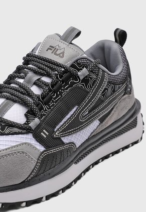 Tenis Outdoor Gris-Negro-Blanco FILA Renno ODV