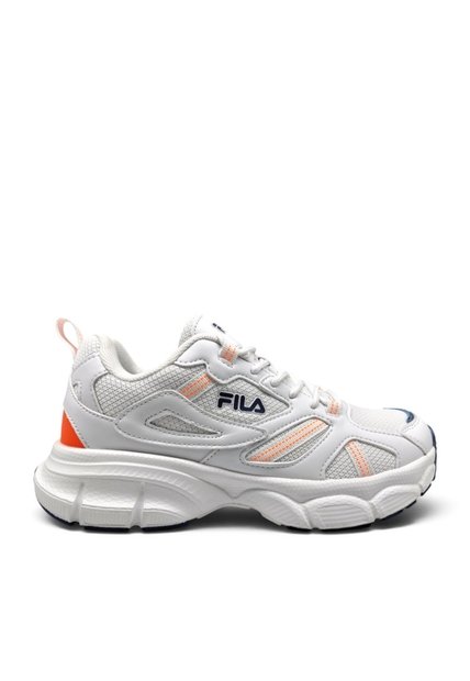 Tenis Fila Wstroyes De Mujer-Blanco/Naranja