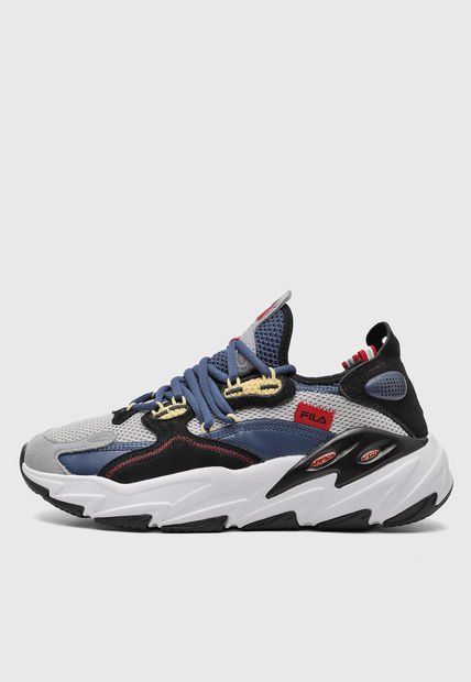 Tenis Lifestyle Gris-Azul-Negro Fila Ray Tracer Evo 2