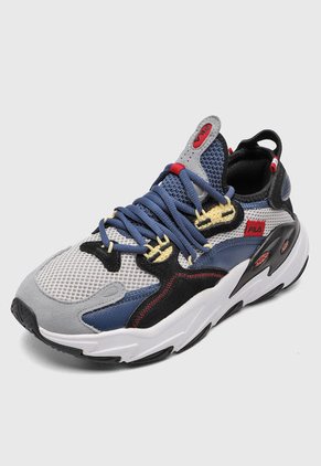 Tenis Lifestyle Gris-Azul-Negro Fila Ray Tracer Evo 2