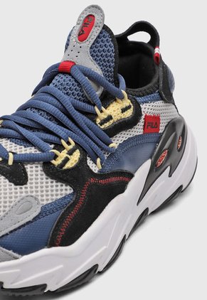 Tenis Lifestyle Gris-Azul-Negro Fila Ray Tracer Evo 2