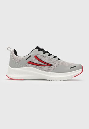 Tenis Lifestyle Gris-Blanco-Rojo Fila Madrid Road
