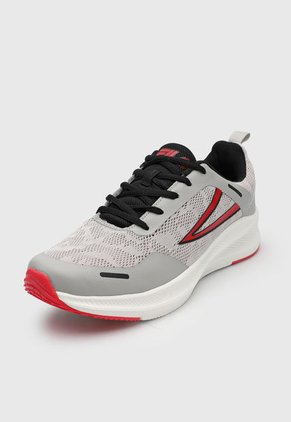 Tenis Lifestyle Gris-Blanco-Rojo Fila Madrid Road