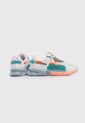 Tenis Lifestyle Blanco-Azul Turquesa-Naranja Neón Fila Targa de Fila