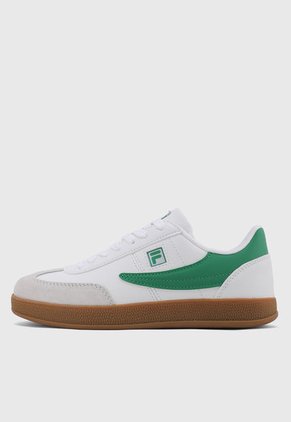 Tenis Lifestyle Blanco-Verde-Marrón FILA Burter