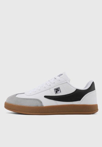 Tenis Lifestyle Blanco-Gris-Negro FILA Burter Fila