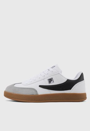 Tenis Lifestyle Blanco-Gris-Negro FILA Burter