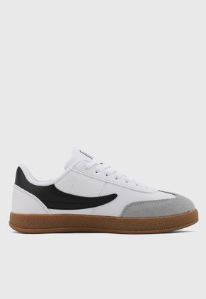 Tenis Lifestyle Blanco-Gris-Negro FILA Burter