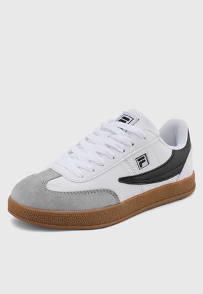 Tenis Lifestyle Blanco-Gris-Negro FILA Burter