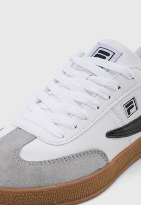 Tenis Lifestyle Blanco-Gris-Negro FILA Burter