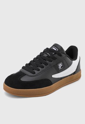 Tenis Lifestyle Negro-Blanco-Café FILA Burter