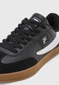 Tenis Lifestyle Negro-Blanco-Café FILA Burter de Fila