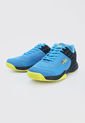 Tenis para Tennis Azul-Negro-Amarillo Neón Fila de Fila
