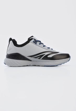 Tenis Running Gris-Negro-Azul Fila