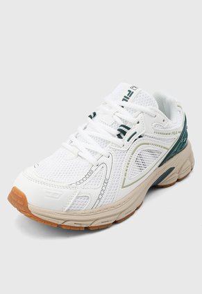 Tenis Lifestyle Blanco-Verde-Beige FILA Flex Force