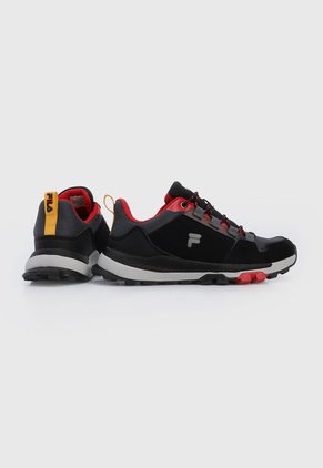 Tenis Lifestyle Negro-Rojo-Gris Fila Dag Trainer