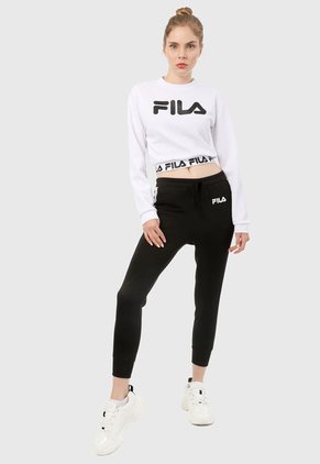 Sudadera Blanco-Negro Fila