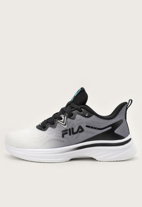 Tenis Running Blanco-Negro-Turquesa FILA Cattura
