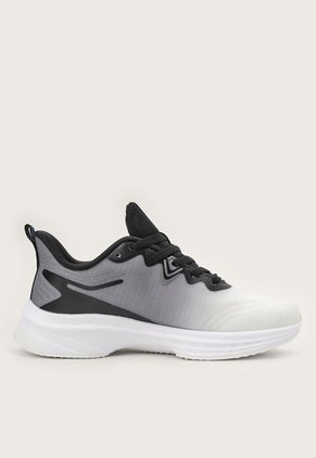 Tenis Running Blanco-Negro-Turquesa FILA Cattura