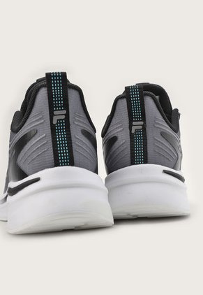 Tenis Running Blanco-Negro-Turquesa FILA Cattura