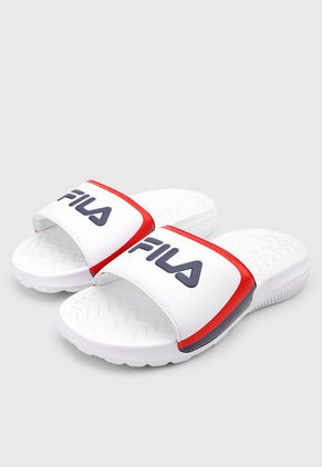 Playera Blanco-Rojo-Azul Fila Reling