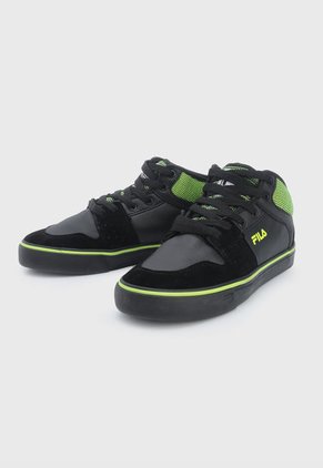 Bota Lifestyle Negro-Verde Neón Fila