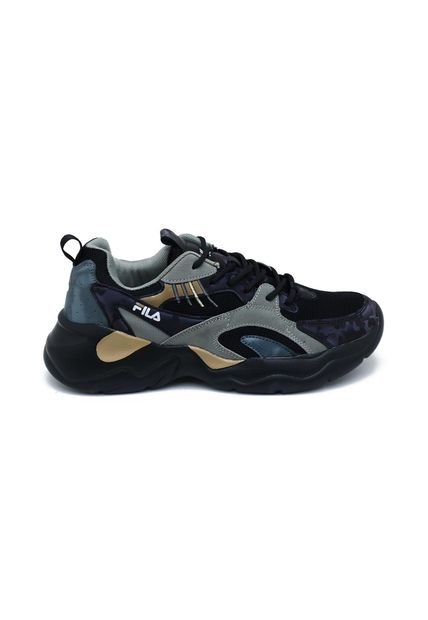 Tenis Fila Bister Lifestyle-Negro/Gris