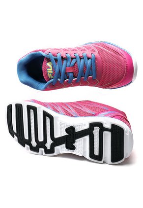Tenis Running Fucsia-Azul-Verde Fila