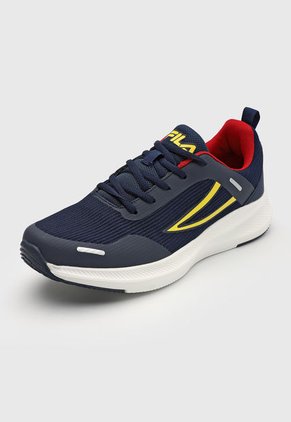 Tenis Lifestyle Azul-Blanco-Amarillo Fila Madrid Road