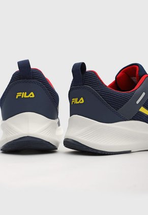 Tenis Lifestyle Azul-Blanco-Amarillo Fila Madrid Road