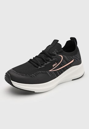 Tenis Lifestyle Negro-Blanco-Rosa Fila Moscu Jogger