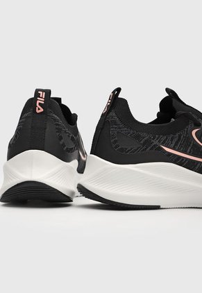 Tenis Lifestyle Negro-Blanco-Rosa Fila Moscu Jogger