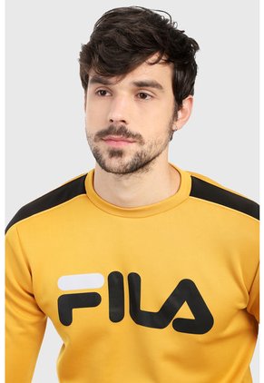 Sudadera Negro-Mostaza Fila