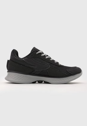 Tenis Running Negro-Gris Fila Fly