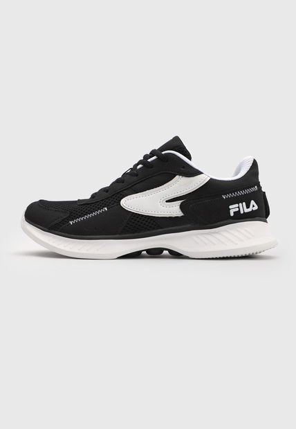 Tenis Running Negro-Blanco Fila Fly