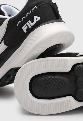 Tenis Running Negro-Blanco Fila Fly