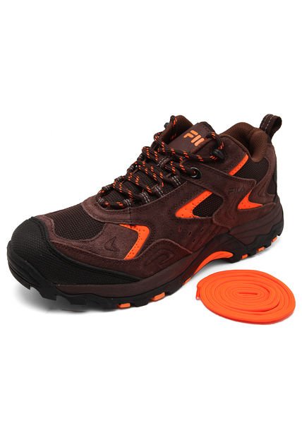 Outdoor Café-Negro-Naranja Fila Rugby