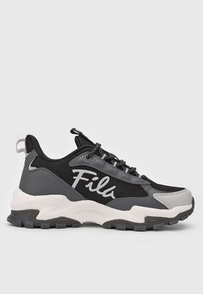 Tenis Lifestyle Negro-Gris-Blanco Fila VTR Classic