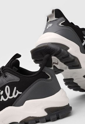 Tenis Lifestyle Negro-Gris-Blanco Fila VTR Classic