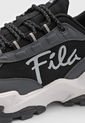 Tenis Lifestyle Negro-Gris-Blanco Fila VTR Classic de Fila