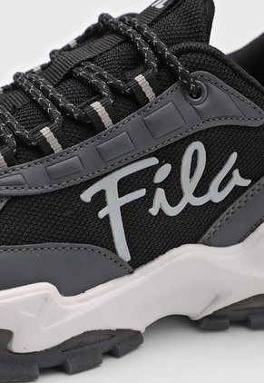 Tenis Lifestyle Negro-Gris-Blanco Fila VTR Classic