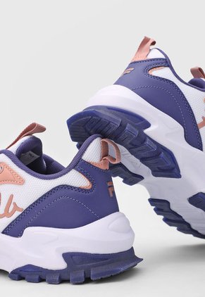 Tenis Lifestyle Blanco-Palo Rosa-Violeta Fila VTR Classic