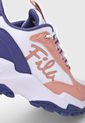 Tenis Lifestyle Blanco-Palo Rosa-Violeta Fila VTR Classic de Fila