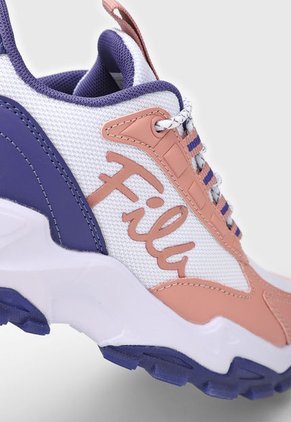 Tenis Lifestyle Blanco-Palo Rosa-Violeta Fila VTR Classic