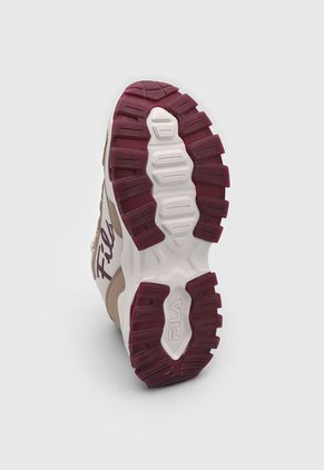 Tenis Lifestyle Beige-Nude-Vinotinto Fila VTR Classic