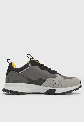 Tenis de Senderismo Gris-Amarillo-Beige FILA Mrs Runner