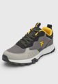 Tenis de Senderismo Gris-Amarillo-Beige FILA Mrs Runner de Fila