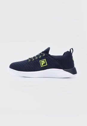 Tenis Running Azul-Blanco-Verde Neon Fila